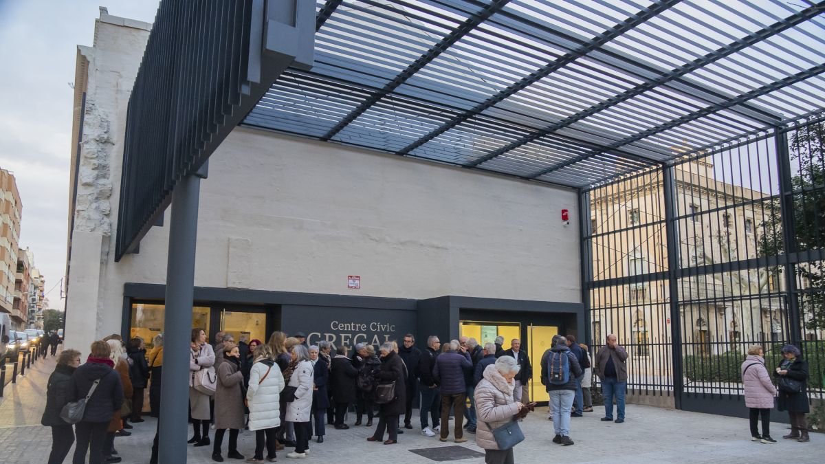 La inauguració del Centre Cívic Gregal, el gener del 2025, va causar una gran expectació a la ciutat.
