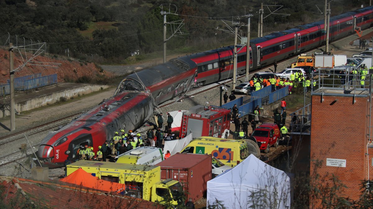 Imatges de l'Iryo accidentat