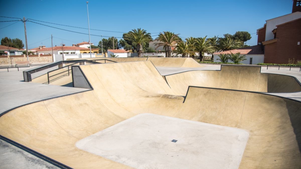 Imatge d’arxiu de l’skatepark de Mont-roig del Camp.