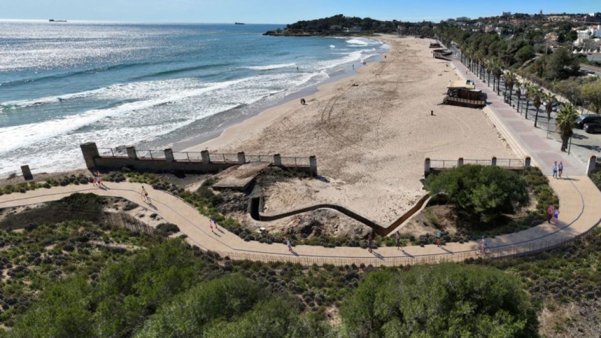 Imatge virtual de l'aspecte final del camí de ronda després de les obres que ha de fer el Ministeri.