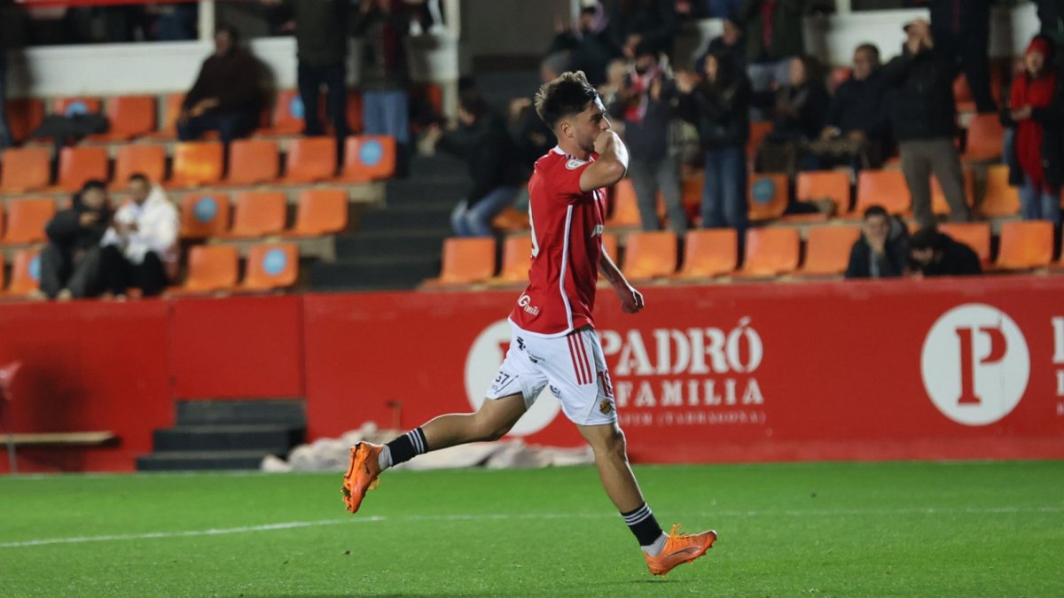 Jaume Jardí celebrant el gol.
