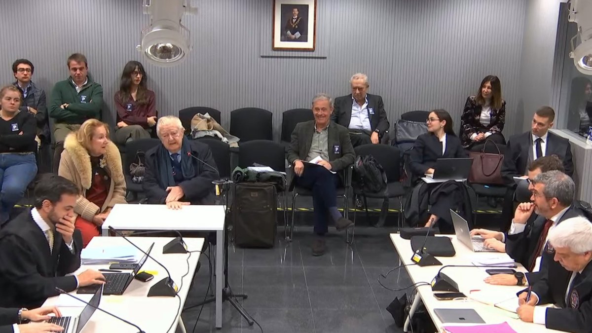 Jordi Pujol Ferrusola a l'Audiència Nacional durant la declaració d'un testimoni