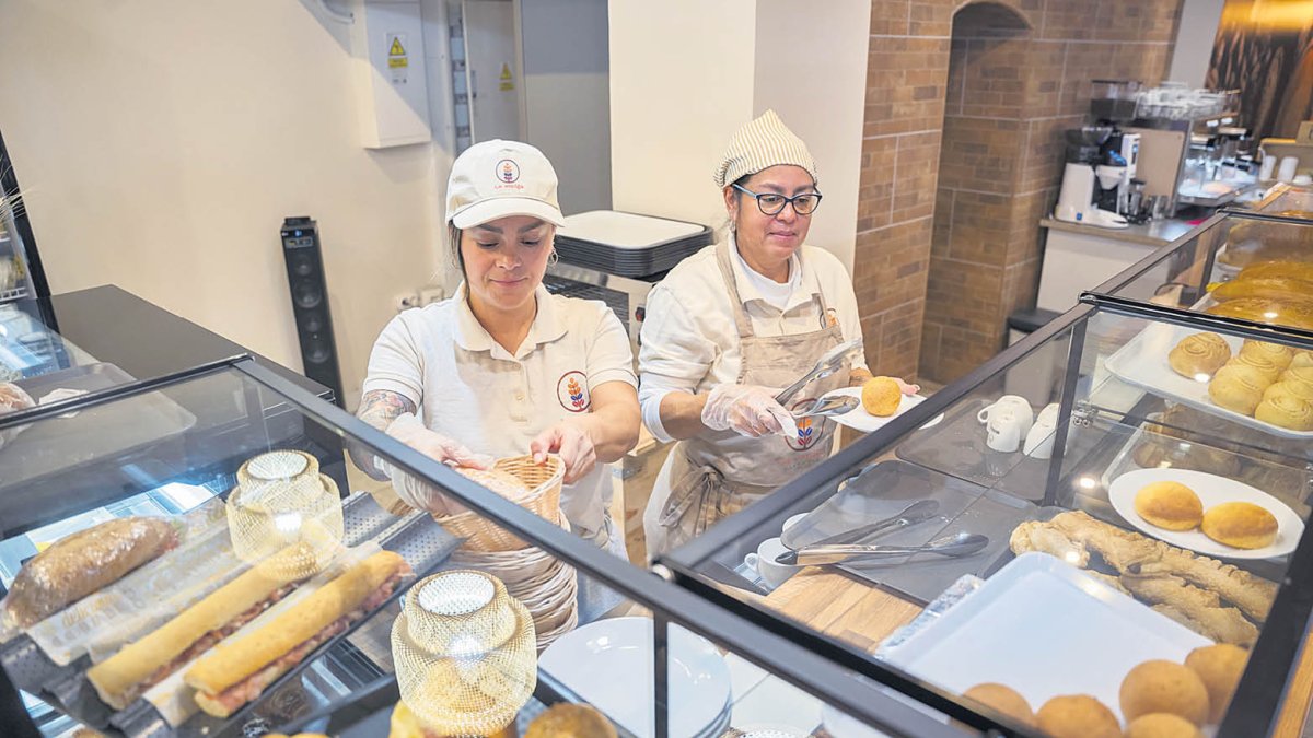 La Espiga Pan & Café combina propostes colombianes i locals.