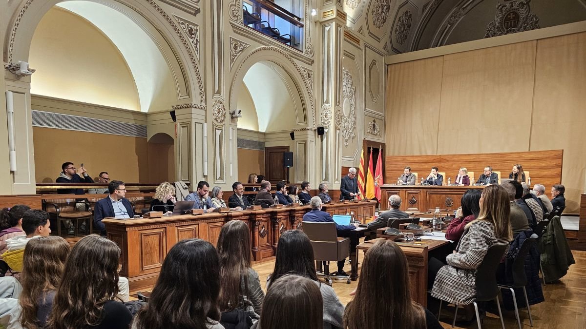 Imatge del ple ordinari del passat 30 de gener.