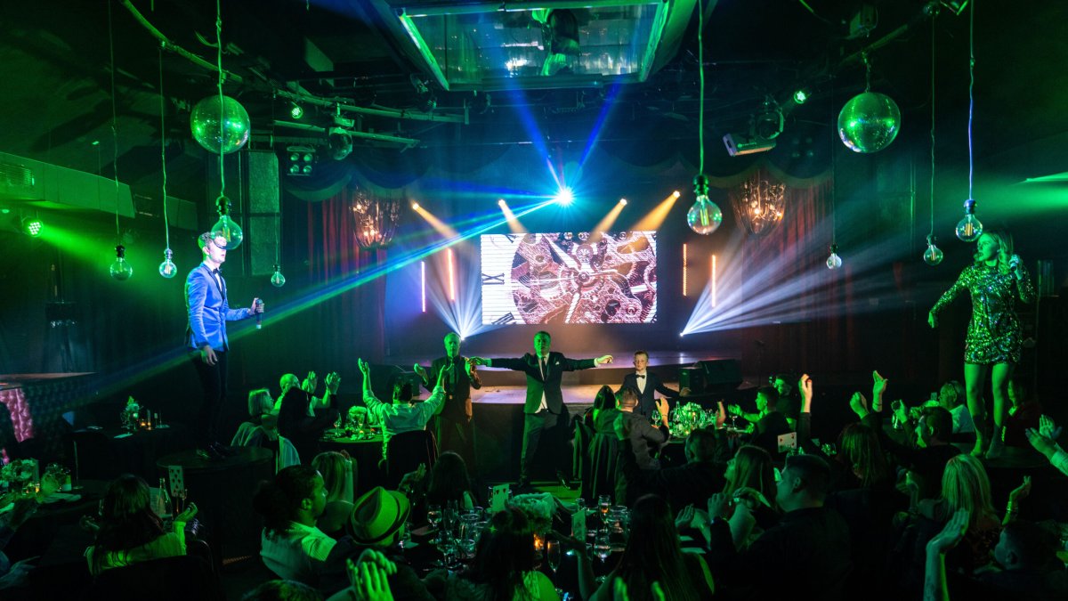 Imatge de l’interior de l’House of Illusion de Salou.