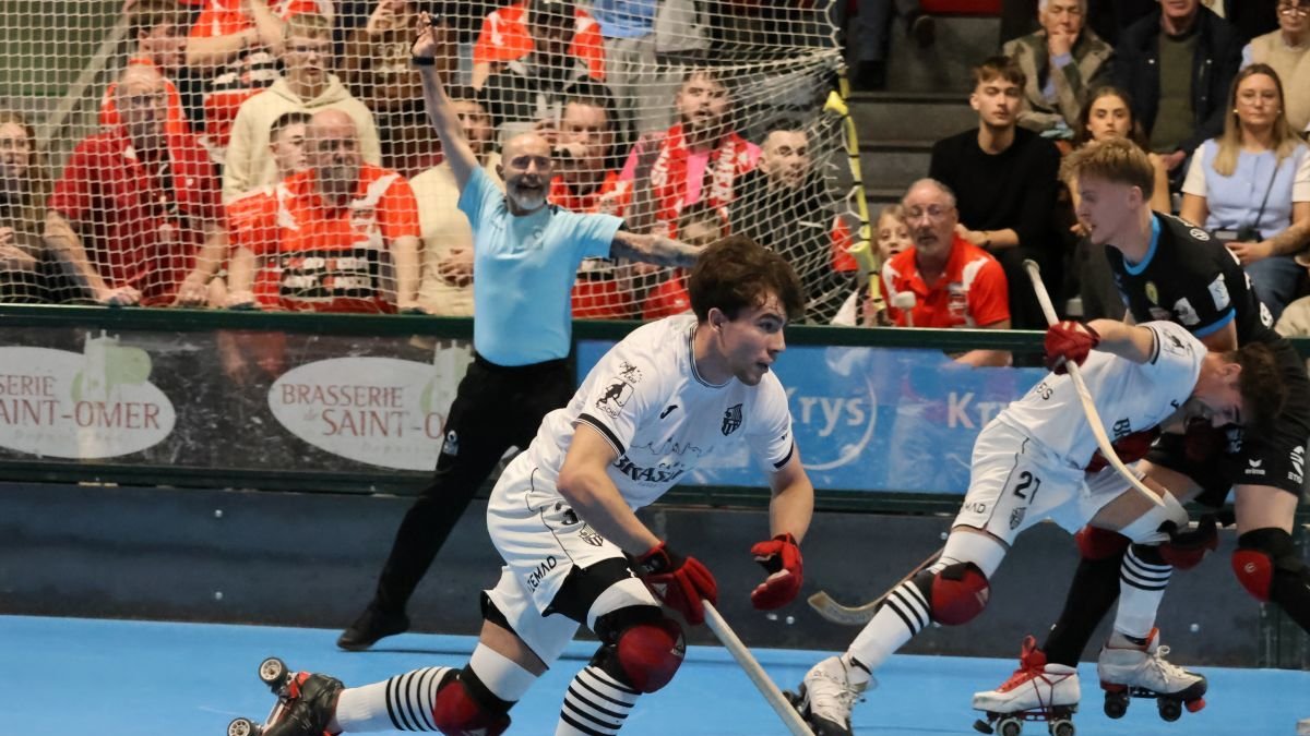 El jugador reusense Guillem Jansà durante el último duelo contra el Saint-Omer.