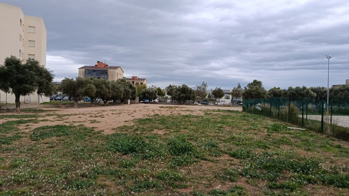 Imagen del estado actual del pipicán de la calle dels Còdols.