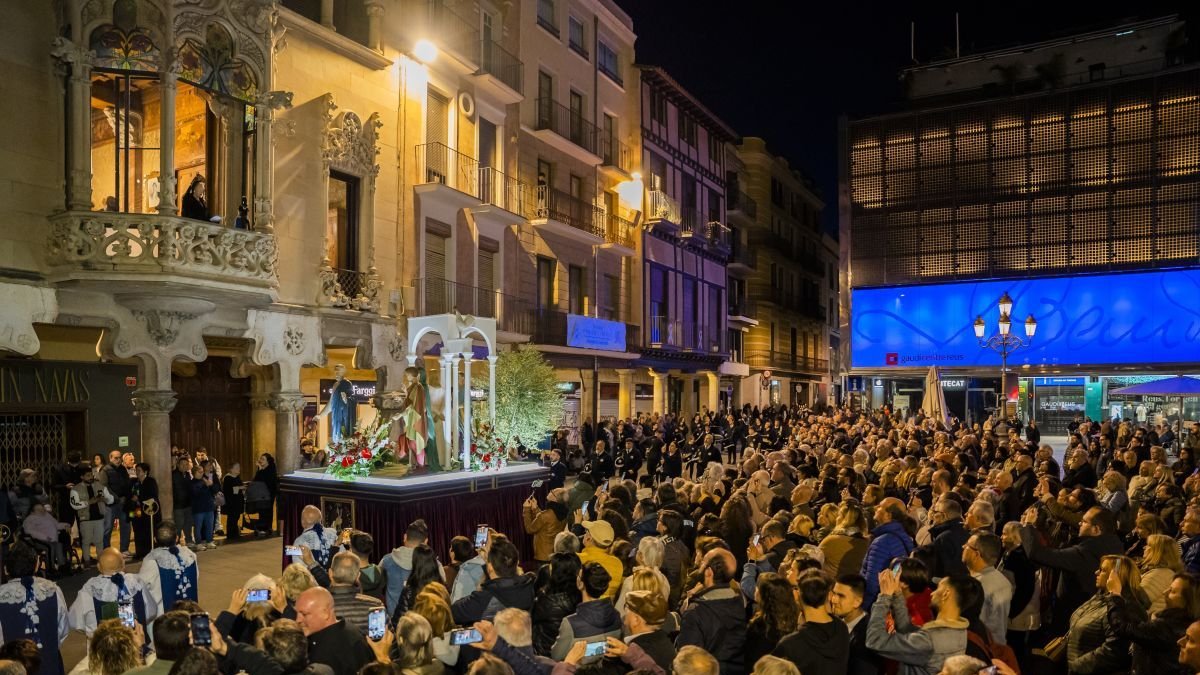 Fotografía de archivo de la Solemne Procesión del Prendiment de Reus del 2025.
