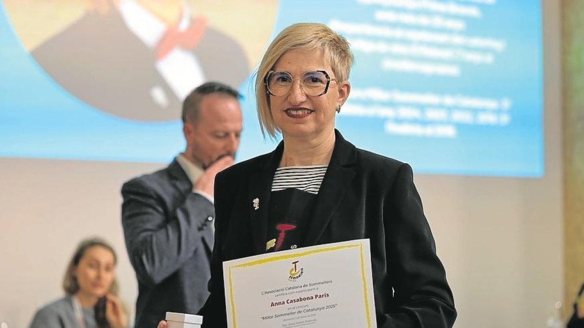 Imatge d’arxiu d'Anna Casabona París en un esdeveniment anterior.