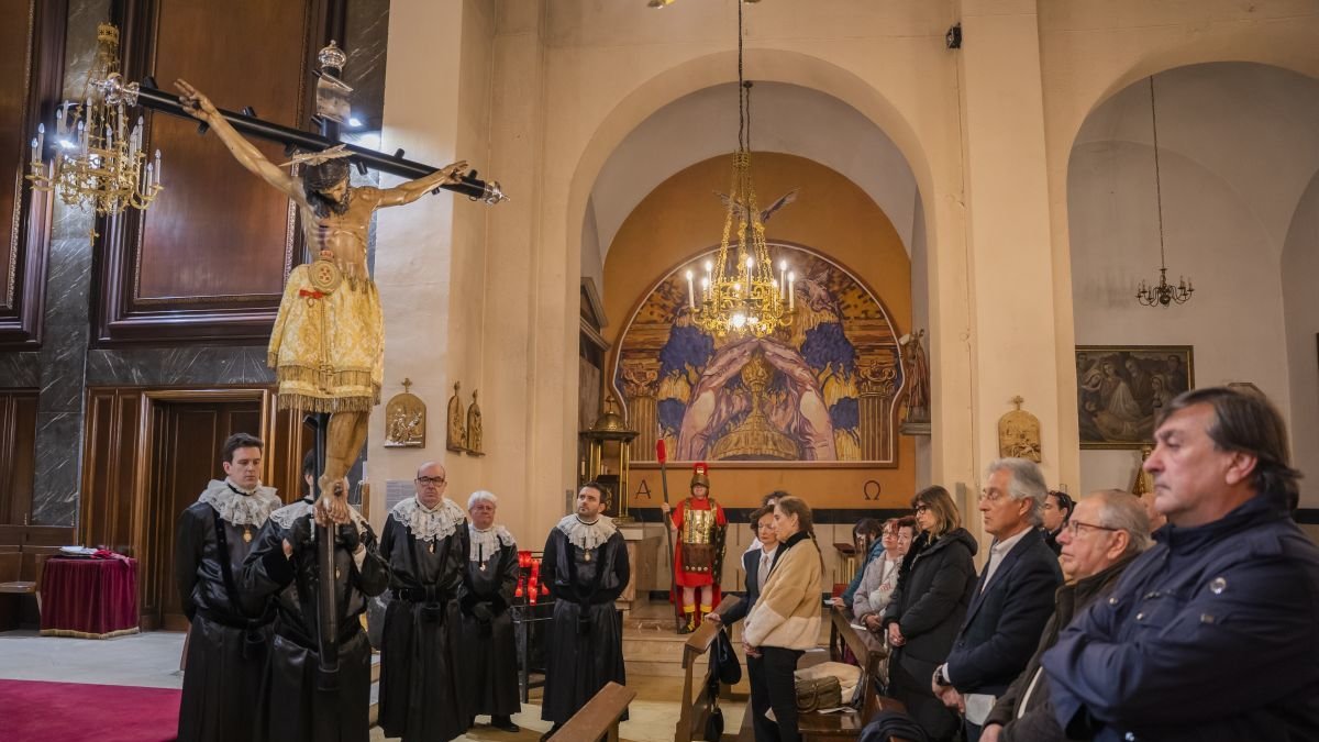 L’acte va poder desenvolupar-se per l’interior del Temple de la Puríssima Sang amb normalitat.