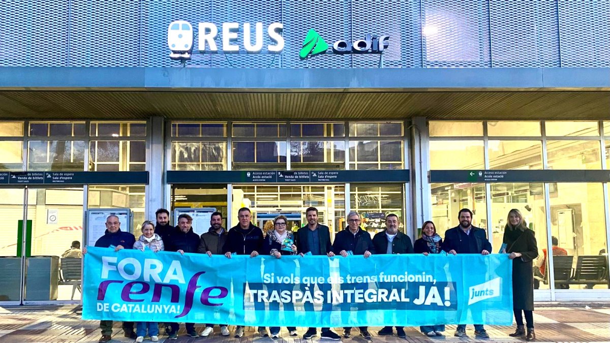 Junts per Reus exigeix el traspàs integral i la sortida de Renfe de Catalunya