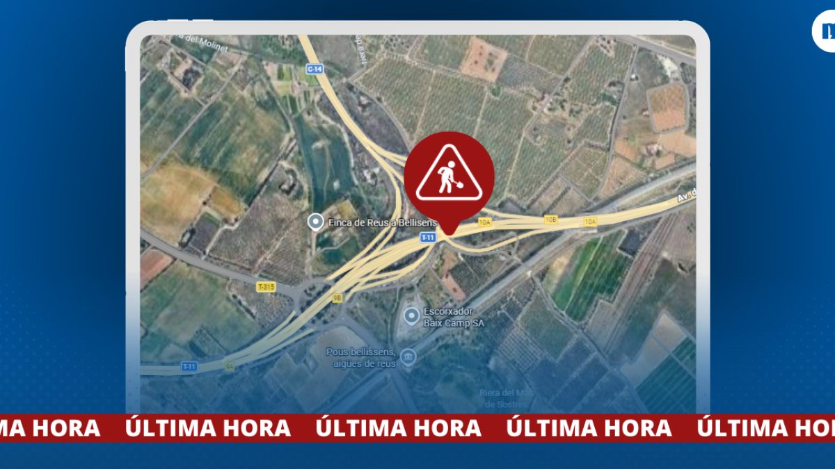 Las obras se están llevando a cabo entre los kilómetros 9 y 11 en sentido Tarragona.
