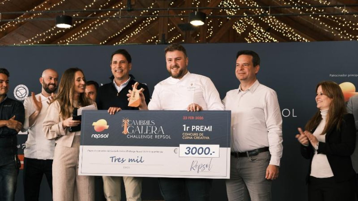 Josep Queralt, ganador de la primera edición del Cambrils Galera Challenge Repsol