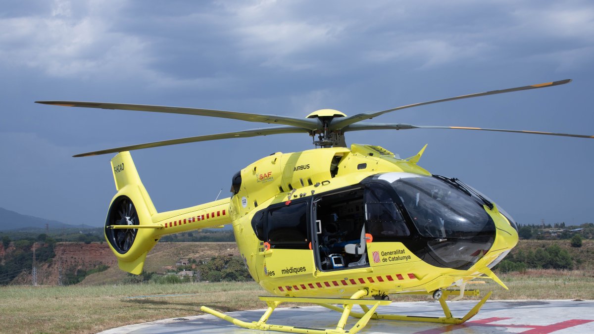 Imatge d'arxiu del nou helicòpter del SEM