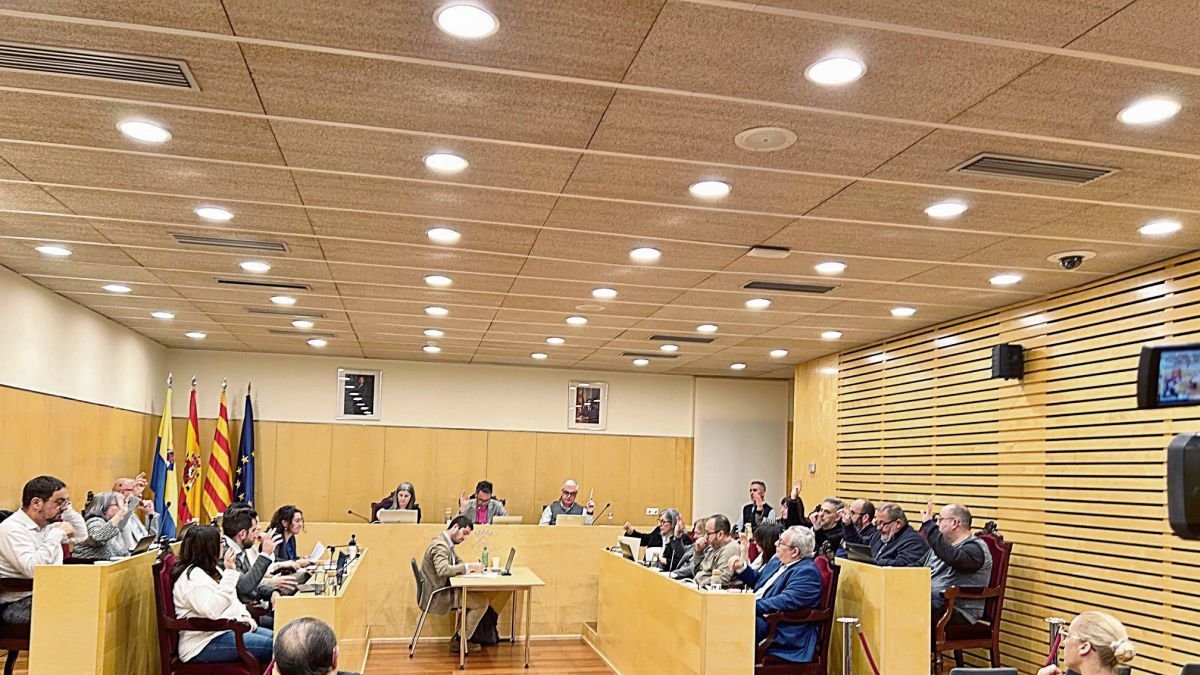 Imatge del Ple del passat divendres 27 de febrer