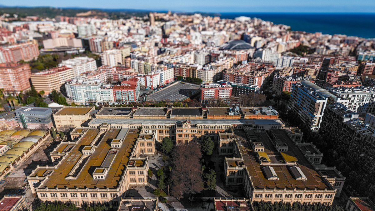 Imagen aérea de la Tabacalera.
