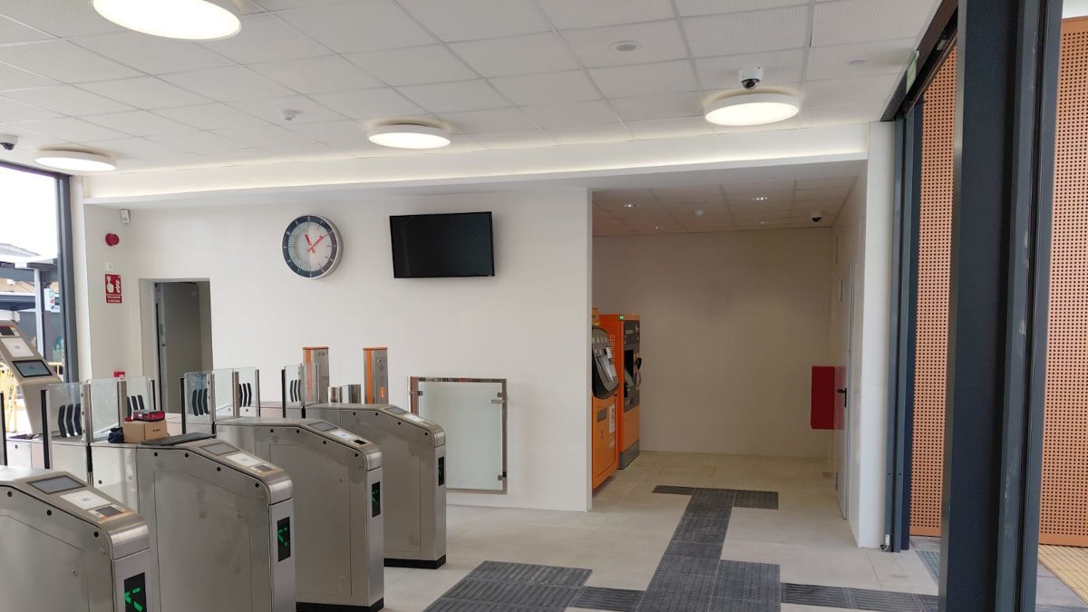 Imagen de las nuevas instalaciones de la estación de tren del Vendrell.