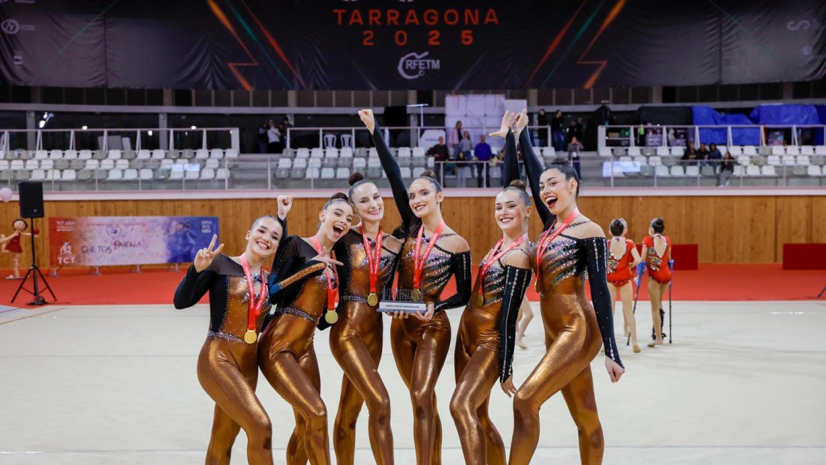El conjunto sénior del Nàstic de Tarragona al Trofeo Ciudad de Tarragona.