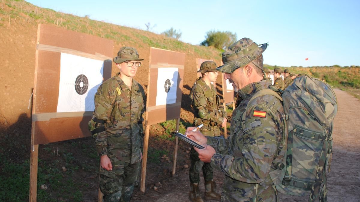 Imatge de les proves dels Centres de Formació de Tropa i Marineria.