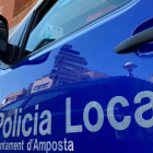 Imagen de un vehículo de la Policía Local de Amposta.
