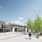 Imatge virtual de com es vol que quedi l’accés al baixador de Bellissens.