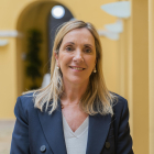 L’alcaldessa de Valls, Dolors Faré, al ‘hall’ de la Diputació de Tarragona.