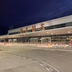 Imatge de la plataforma d'il·luminació LED de l'Aeroport de Reus.