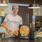 Xavier Pàmies, autor del pa de Sant Jordi sense gluten.