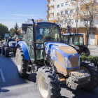 Imatge d'arxiu d'una tractorada a la ciutat de Tarragona.