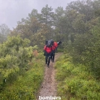 Imatge del rescat de l'excursionista a Roquetes