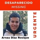 Imatge d'Arnau difosa per Sos Desaparecidos.