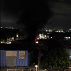 Imatge de l'incendi de Vila-seca.