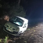 Vehicle de l'home detingut al Priorat per conduir sota els efectes de les drogues, amb un vehicle sostret i sense permís.