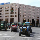 Imatge d’arxiu d’una mobilització d’Unió de Pagesos a la plaça Imperial Tàrraco de Tarragona.