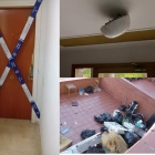 Imatge de desperfectes causats per l'ocupant durant els últims dos anys