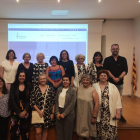 Representants de Women’s Legacy amb membres de Veus de dona, l’APELLC, URV, l’ICE, i els serveis Territorials de Cultura i Educació.
