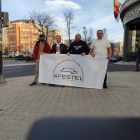 Imatge de quatre dels set coordinadors i fundadors de l’associació en la primera trobada a Madrid.