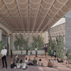 Imatge del projecte guanyador del concurs per a la rehabilitació del Centre Catòlic.
