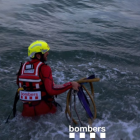 Imatge de l'actuació dels Bombers a Deltebre.