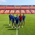 Els cinc capitans del Nàstic per a la temporada 2024/2025.