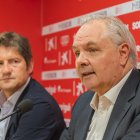 El conseller de la SAE, Antoine Jordà, va protagonitzar la roda de premsa d’ahir a la tarda.