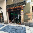 Imatge del local després del robatori