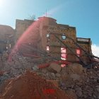 Imatge de la casa ensorrada de Roda.