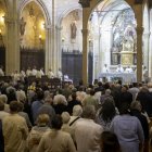 Imatge de la missa a la Prioral de Sant Pere