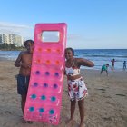 Imatge dels dos menors que van morir ofegats a Salou