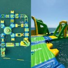 Imagen del nuevo parque acuático hinchable de Roda de Berà.
