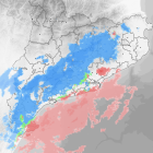 Mapa de nieve del Servei Meteorològic de Catalunya (Meteocat).