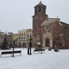 Imagen del municipio de Prades nevado.