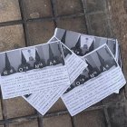 Imatge dels missatges burlescos repartits aquesta setmana.