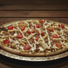 Imagen de la pizza de kebab de Telepizza.